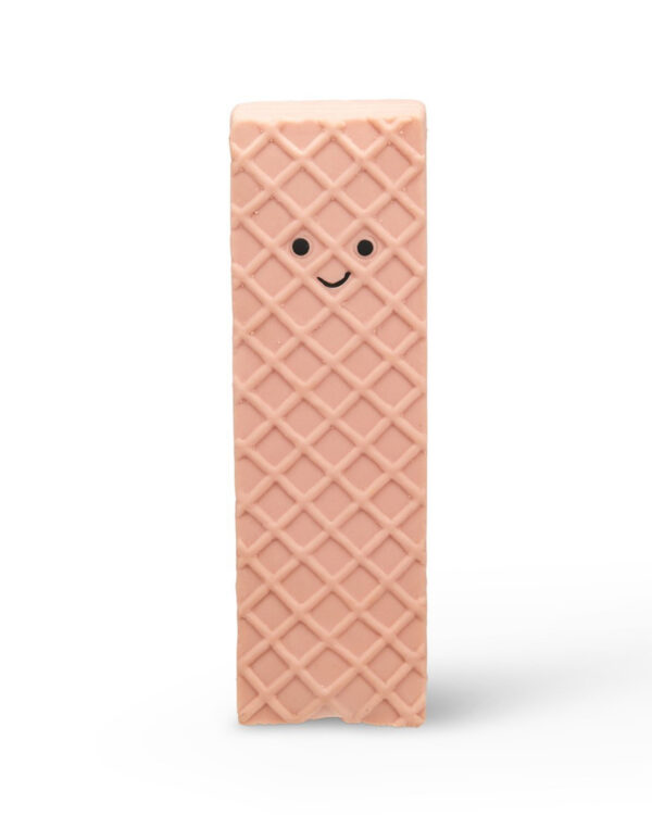 Pink Wafer Latex Dog Toy