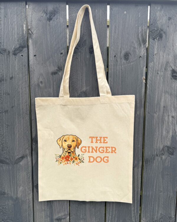 “The Ginger Dog Logo” Tote Bag