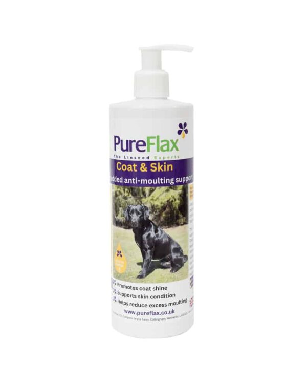 PureFlax Coat & Skin With Anti Moulting Support 500ml